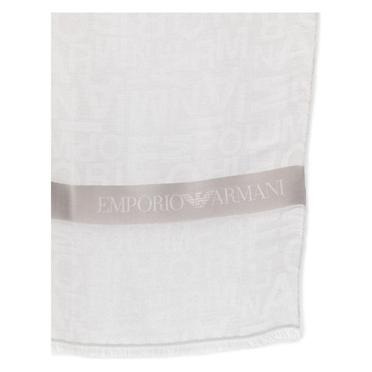 Emporio Armani Scarfs Light Grey
