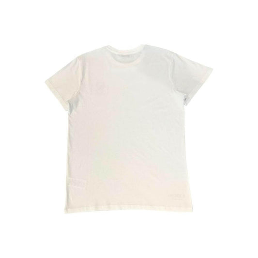 Iceberg white cotton men's t-shirt, classic design, featuring the distinctive iceberg logo, perfect for versatile everyday fashion.