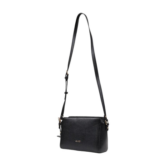 Liu Jo black medium handbag for women, Spring/Summer collection, made of 100% polyurethane with adjustable strap.