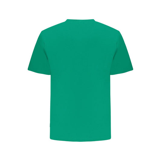 Pepe Jeans green cotton t-shirt, short sleeve, crew neck with embroidery logo, made from 100% sustainable cotton.