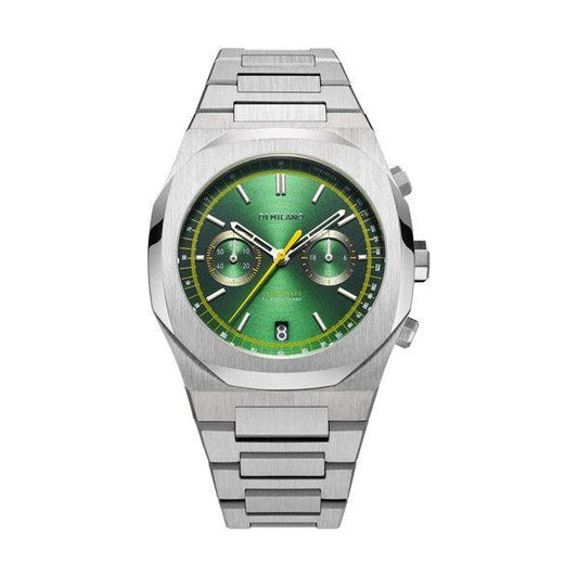 D1 MILANO Mod. CRONOGRAFO NOBLE GREEN - RE-STYLE EDITION WATCHES D1 MILANO Gray